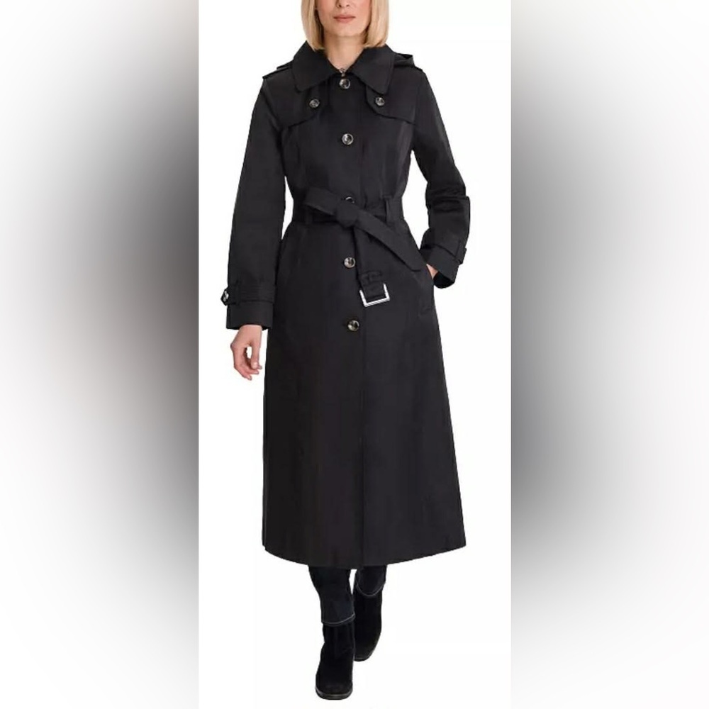 Women's London Fog Maxi Trench Coat
